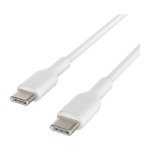 Belkin CAB003BT2MWH USB-C-kaapeli, 2 m, valkoinen