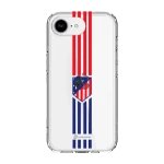 Phonecases3D iPhone 17e/16e Atlético de Madrid Clear case -suojakuori, valkoinen