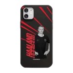 Phonecases3D iPhone 11 Norges Fotballforbund Haaland kompostoituva suojakuori, musta