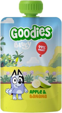 Goodies Bluey Apple & banana smoothie 100g