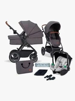 Kinderkraft Multifunctional 3-in-1 B-Tour Mink Pro Yhdistelmävaunut, Dark Grey