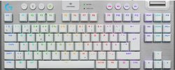 Logitech G915 X LIGHTSPEED TKL -matalaprofiilinen pelinäppäimistö, Tactile-kytkimet, valkoinen