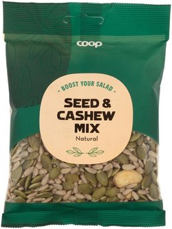 Coop salaattilisuke siemen-cashewsekoitus 125 g