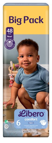 LIBERO Comfort teippivaippa koko 6, 13-20kg, 48kpl