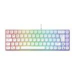 Next MX6 mini 65 RGB pelinäppäimistö - Kalvokytkimet, valkoinen