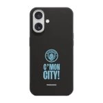 Phonecases3D iPhone 17 Man City kompostoituva suojakuori, musta