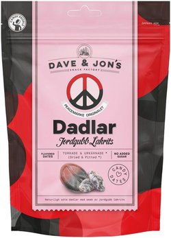 Dave & Jon´s Taateli mansikan- ja lakritsanmakuinen taateli