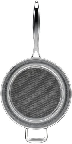 Heirol Pro Steelsafe -wokpannu, ruostumaton teräs + tarttumaton pinnoite, 28 cm