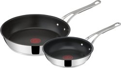 Tefal Jamie Oliver Cook's Classics -paistinpannusetti 20 cm + 28 cm, ruostumaton teräs