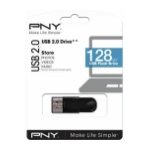 PNY Attache 4 USB 2.0 muistitikku 128 Gt, musta