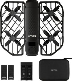 HoverAir X1 Pro Retail Combo drone, musta