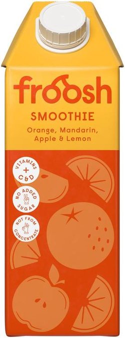 Froosh Smoothie Appelsiini, Mandariini, Omena & Sitruuna 750 ml