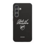 Phonecases3D Samsung Galaxy S25 Odds Ballklubb kompostoituva suojakuori, musta
