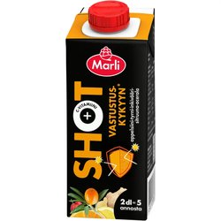 Shot Marli 2 dl Tyrni-inkivääri-appelsiini-acerola