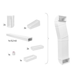 Electrolux Asennus-sarja 80-83 cm tasotuulettimille