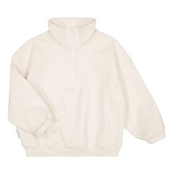 Outlet Cotton Wide Zipper Sweatshirt
