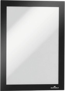 Durable Duraframe Magnetic -magneettinen A5-infokehys, 5 kpl, musta kehys