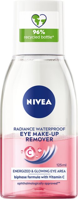 NIVEA 125ml Glow Eye Make-Up Remover -silmämeikinpoistosaine