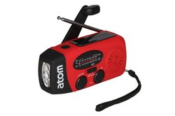Hätäradio valolla ja varavirtalähteellä