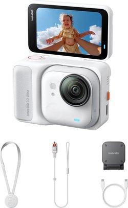 Insta360 GO Ultra Standard Bundle action-kamera, valkoinen
