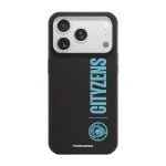 Phonecases3D iPhone 17 Pro Max Man City kompostoituva suojakuori, musta
