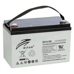 BrightSolar DC12-100Ah huoltovapaa AGM akku