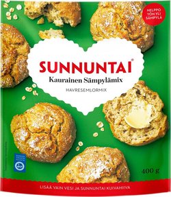 Sunnuntai 400g kaurasämpylämix