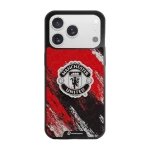 Phonecases3D iPhone 17 Pro Manchester United FC -3D suojakuori, musta