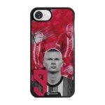 Phonecases3D iPhone 17e/16e Norges Fotballforbund Haaland -3D suojakuori, musta