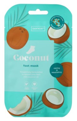Sence Collection Shelf Display 18pcs Foot Mask 2x20ml Coconut The Good Recipe