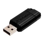 Verbatim Pinstripe USB 2.0 32Gt, musta muistitikku