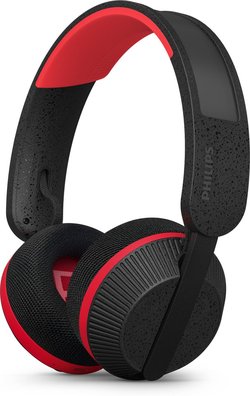 Philips GO TAA6219BK/00 sankakuulokkeet urheiluun, musta / punainen