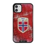 Phonecases3D iPhone 11 Norges Fotballforbund -3D suojakuori, musta