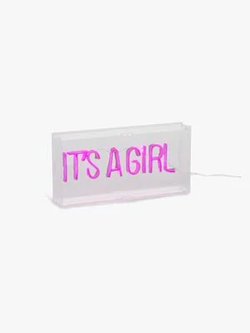 Childhome Neon Light Box Its A Girl