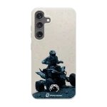 Phonecases3D Samsung Galaxy S25+ Norges Motorsportforbund kompostoituva suojakuori, valkoinen