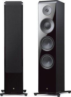 Yamaha NS-2000A lattiakaiutinpari, pianomusta