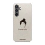 Phonecases3D Samsung Galaxy S25+ Marit Bakkli kompostoituva suojakuori, valkoinen